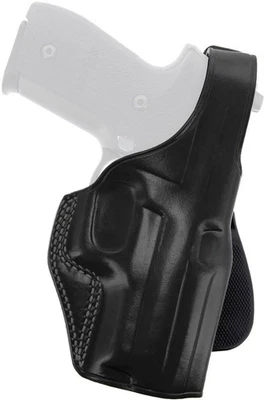 Galco PLE Unlined Paddle Leather Holster, Kimber 1911 4in/Colt 1911 4.: PLE267B - Image 1 of 4