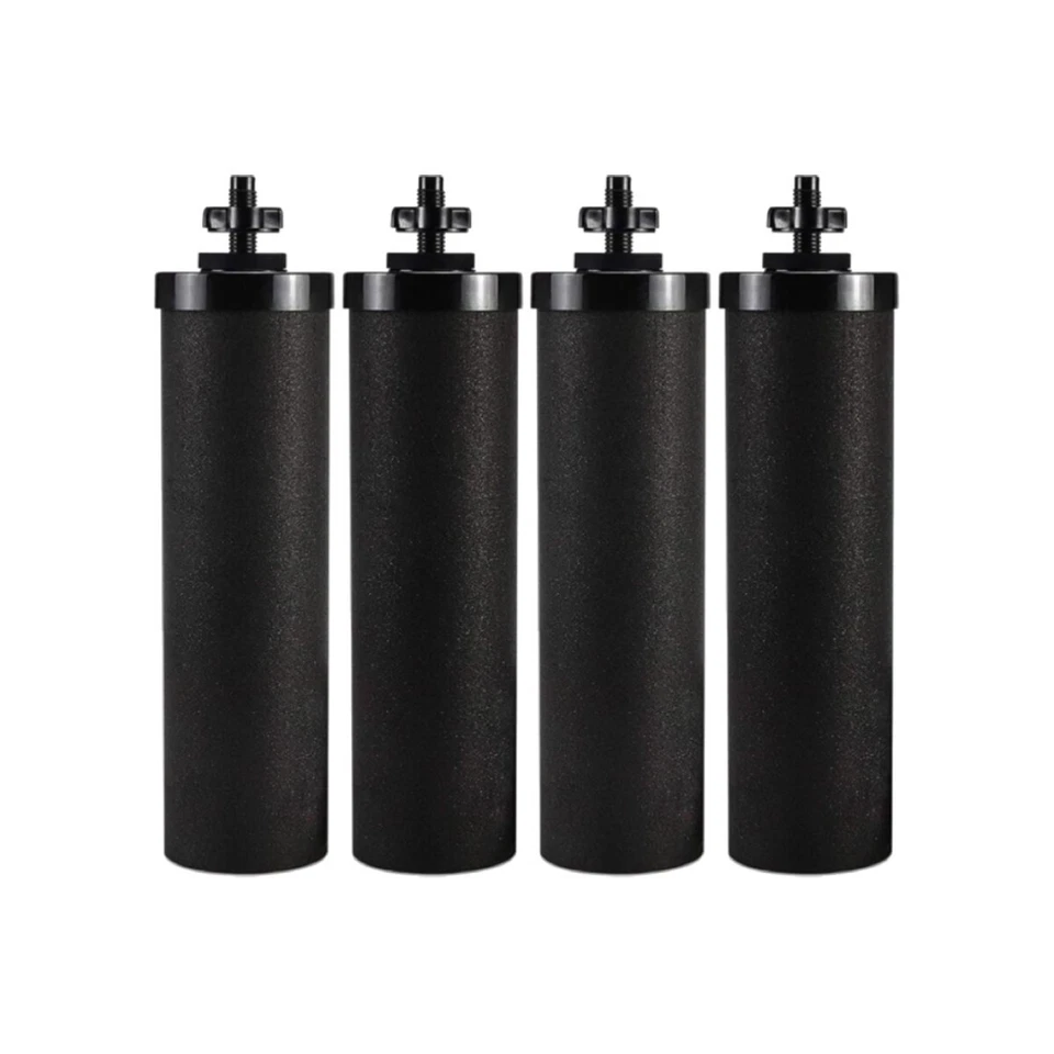4 pcs Water Filters Replacement for Black Berkey BB9-2 Purification Elements NEW