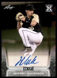 2020 Leaf Draft Retail Autographs Jeffrey Hakanson #BAJH2 Tw9163