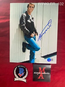 ¡FOTO FIRMADA DE HENRY WINKLER AUTOGRAFIADA 8x10! ¡DÍAS FELICES! ¡FONZIE! ¡AUTENTICIDAD BECKETT! - Imagen 1 de 5