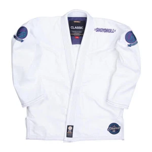 Shoyoroll Jiu Jitsu Uniforme Comp Estándar XV Q4 BJJ 450 GSM Blanco Con Bolsa - Imagen 1 de 4