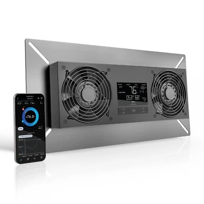 AIRTITAN T8, Crawlspace Basement Ventilator Fan, IP55 Water Resistant, Exhaust - Image 1 of 4