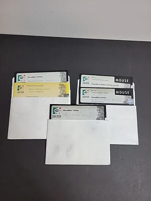 5.25" Floppy Disk LOGITECH Mouse Ware Utilities Mouseware Lot Bundle 5 - Image 1 of 4