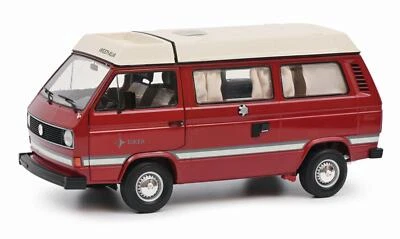 Volkswagen VW T3 a Bus Joker Westfalia Modellino Schuco 1:18 450038900 Rosso - Immagine 1 di 4