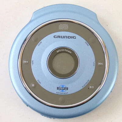 Tragbarer CD Player Grundig CDP 5400 Gebraucht Funktionsfähig blau - Bild 1 von 2