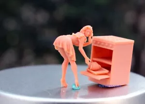 Figura 1/64 1/43 CALIENTE Sexy niña bebé criada ajuste 1:64 coche calle diorama sin pintar - Imagen 1 de 20