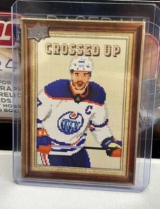 2024-25 Upper Deck Series 1 Crossed Up #CU-2 CONNOR MCDAVID SSP Easter Egg 💥 - Picture 1 of 2