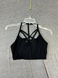Reggiseno sportivo rosa Victoria's Secret Ultimate donna medio nero con spalline pullover - Foto 1 di 6
