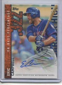 2015 Topps Update Career High Auto Eric Campbell #CHA-EC Auto - Picture 1 of 2