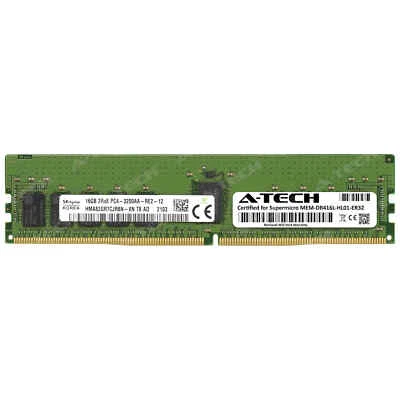 16GB DDR4 PC4-25600 RDIMM Supermicro MEM-DR416L-HL01-ER32 Equivalent Memory RAM - Image 1 of 2