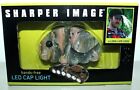 SHARPER IMAGE HANDS FREE LED CAP LIGHT CAMOUFLAGE