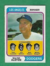 1974 Topps #144 Walter Alston (manager) - Los Angeles Dodgers