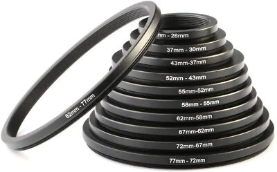 Ultimaxx Step Down / Step Up Ring Adapter for Camera Lens Filters - Image 1 of 2