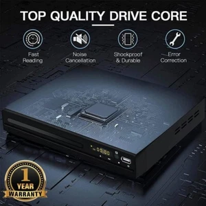 HD+ Universal Mini Alle 0 Regionen Free CD DVD VCD Player USB HDMI USA Europa Asien - Bild 1 von 24