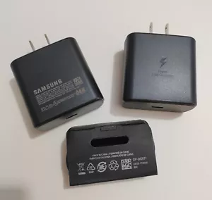 NEW Genuine Samsung 45W PD Super Fast Power Adapter Wall Charger & USB-C Cable - Picture 1 of 7
