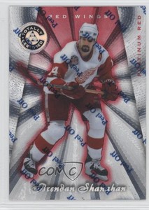 1997-98 Pinnacle Totally Certified Platinum Red /6199 Brendan Shanahan #61 HOF
