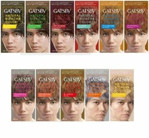 GATSBY Natural Bleach & Color Hair Dye Color Dying Kit - Picture 1 of 10