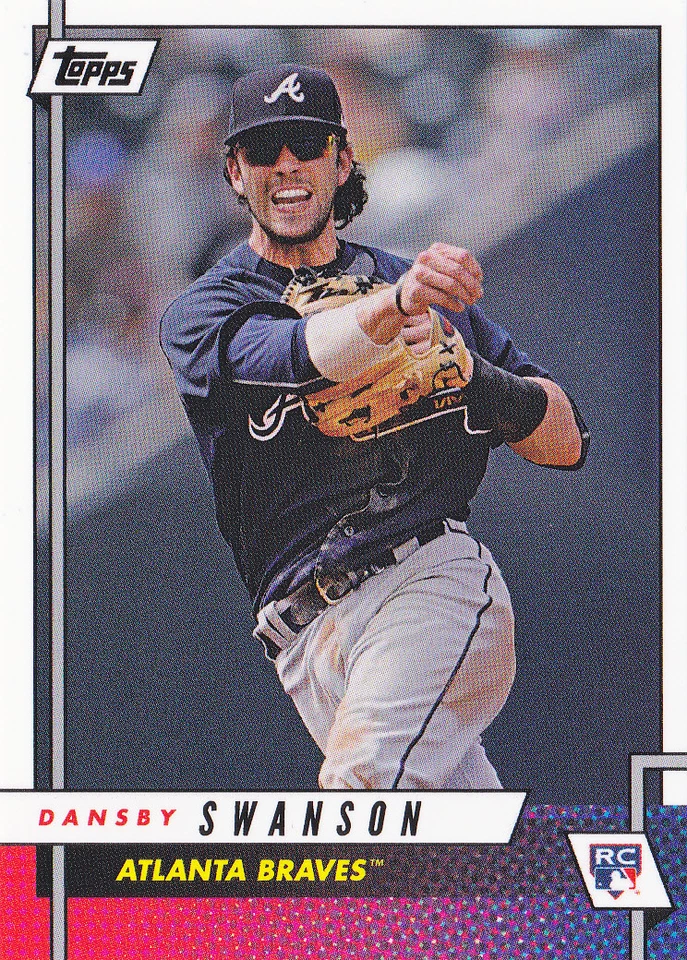 2017 Topps On Demand Rookie Class Dansby Swanson Atlanta Braves 16 RC - Image 1 of 2