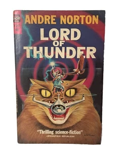 Lord of Thunder Andre Norton Vintage Paperback Ace F243 Sci Fi Beast Master - Picture 1 of 10