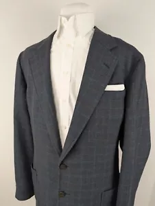 TravelSmith Sport Coat Blazer Mens 45L Gray Lightweight Unstructured Classic - Picture 1 of 17
