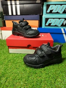 Ricosta Joe Black Leather Boys School Shoes EU 26 UK 8.5 kids footwear trainers - Picture 1 of 10