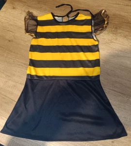Kinder Kostüm Biene Susi 5-10 Jahre Kleid gelb schwarz Fasching Karneval handmad - Bild 1 von 8