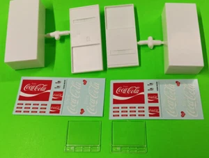 Lot of 2 '77 Ford Pinto 1/25 Shop Diorama Coca-Cola Coke Vending Machine Decal - Picture 1 of 5