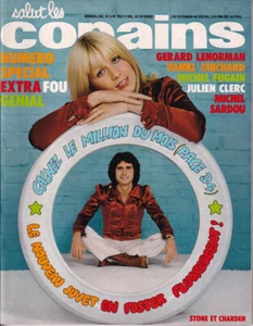 SALUT LES COPAINS N° 136/1973 - J. Bond Belmondo Stone Charden Guichard + Poster - Picture 1 of 2