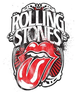 Rolling Stones Iron On Transfer For T-Shirt & Other Light Color Fabrics #2 - Picture 1 of 4