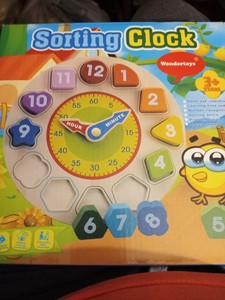 Sorting Clock ,Wondertoys,3+,