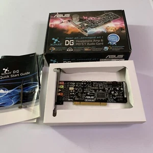 ASUS XONAR DG Headphone Amp & PCI 5.1 Audio Sound Card - Afbeelding 1 van 10