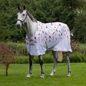SHIRES EQUESTRIAN ICE CREAM TEMPEST FLY SHEET WITH STANDARD NECK(SIZE 75") - Picture 1 of 1