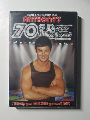 Anthony's 70s Disco Workout DVD Anthony Hutton Big Brother RGN 2 + Free Postage - Image 1 of 2