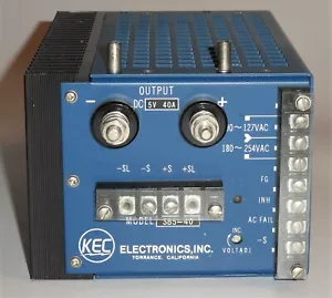 KEC Electronics Inc. Modell SB5-40 DC Netzteil 5 V 40A Made in Japan ungetestet - Bild 1 von 12