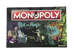 Monopoly Rick and Morty Edition Board Game – Winning Moves –Adult Swim Boardgame - Picture 1 of 4