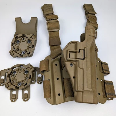 BlackHawk Beretta Tactical Serpa Holster -  Right Hand Coyote Brown - Image 1 of 2