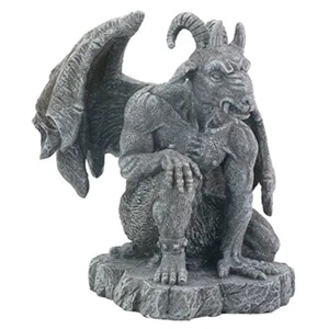 The Guardian Goat Headed Gargoyle Medieval Statue Figurine Decoration New - Picture 1 of 1