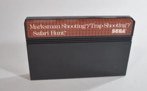 Trap shooting/ Marksman Shooting / Safari Hunt Master System Sega PAL original - Picture 1 of 5