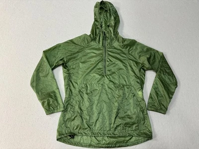Theory Jacket Womens Small Green Hooded Anorak Zip Windbreaker Ripstop Nylon - Image 1 of 4