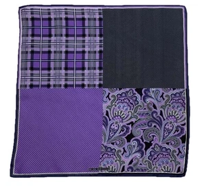 Lovely Beautiful Purple All Silk Pocket Square PEC - Picture 1 of 4