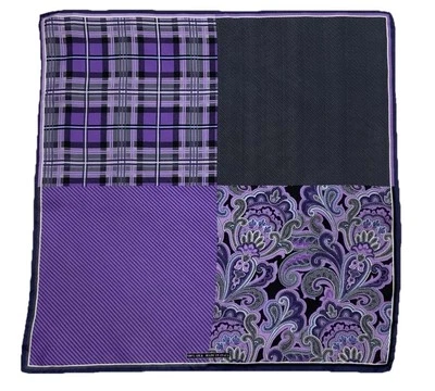 Lovely Beautiful Purple All Silk Pocket Square PEC - Image 1 of 4