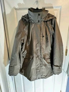 Liz Claiborne Lined Outerwear Jacket With Removable Hood Size Women's M - Picture 1 of 7