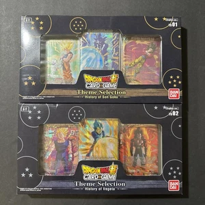 Dragon Ball Super TCG Theme Selection History of Son Goku Vegeta TS01/02 Lot 2 - Picture 1 of 3