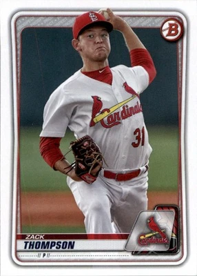 2020 Bowman Prospects Baseball Card #BP6 Zack Thompson - Image 1 of 2