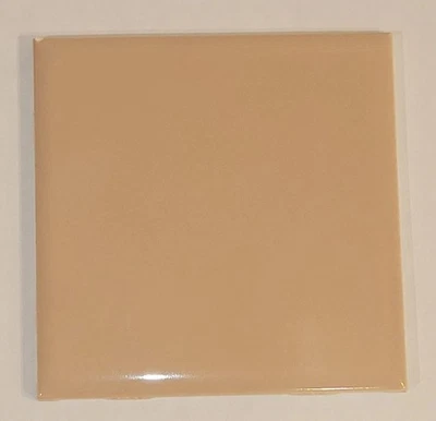 American Olean Vintage 1 piece Glossy Ceramic Tile Tan 4-1/4"  — 第 1/4 张图片
