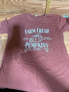Farm Fresh Pumpkins T-Shirt Gr. Medium - Bella - Canvas orange - Bild 1 von 4