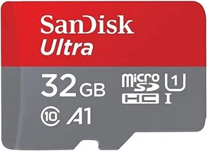 Carte Mémoire SanDisk 32 Go Carte Micro SD Haute Vitesse 120M/S Micro SD Flash Card - Photo 1 sur 4