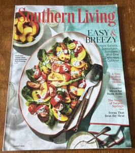 Southern Living Magazine Easy Breezy Recipes Carolina Beach House August 2024 - Picture 1 of 3