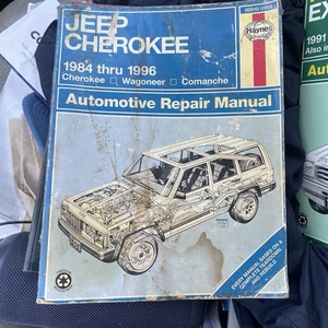 Haynes Repair Shop Manual 1984-1996 Jeep Cherokee Wagoneer Comanche 50010 USED - Picture 1 of 3