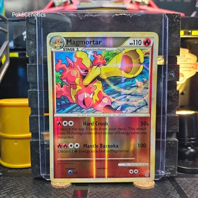Magmortar Unleashed Reverse Holo Pokémon TCG 2/95 HeartGold & SoulSilver Rare - Image 1 of 4